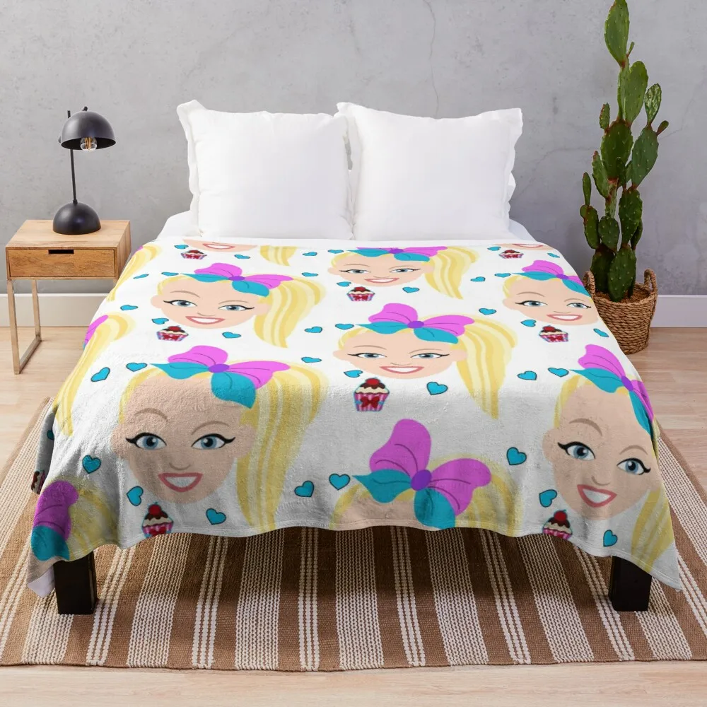 

Jojo siwa fan merch, Throw Blanket Retro Blankets