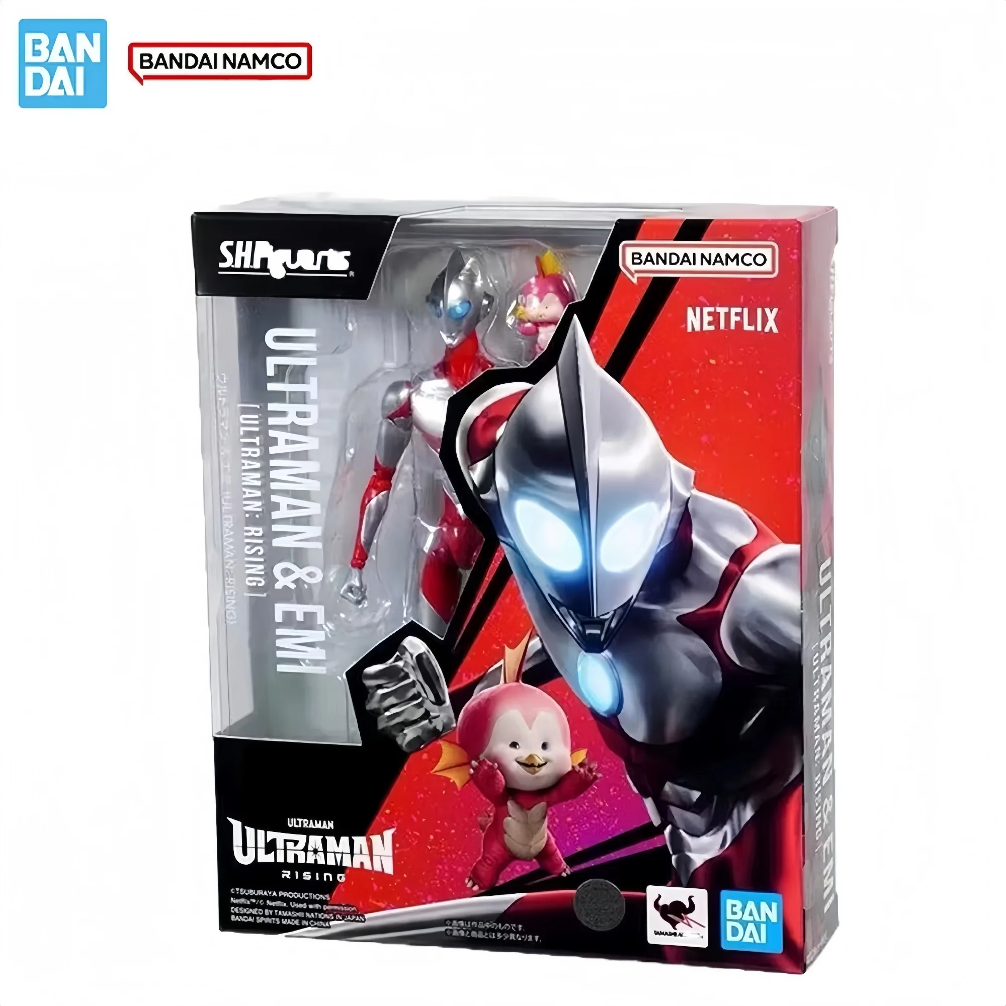 Фото Оригинальная фигурка Bandai Ultraman: Rising Modelkit, аниме-фигурки Shf Ultraman & Emi Collection Modeaction, фигурки, игрушки №3
