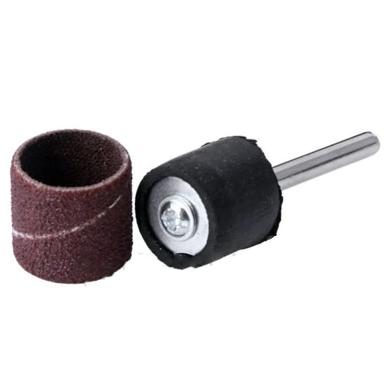 

Abrasive Sanding Bands Kit Set Accessories Attachment Polishing Grinding 100Pcs 80 Grit W/ 2 Mandrels Convenient