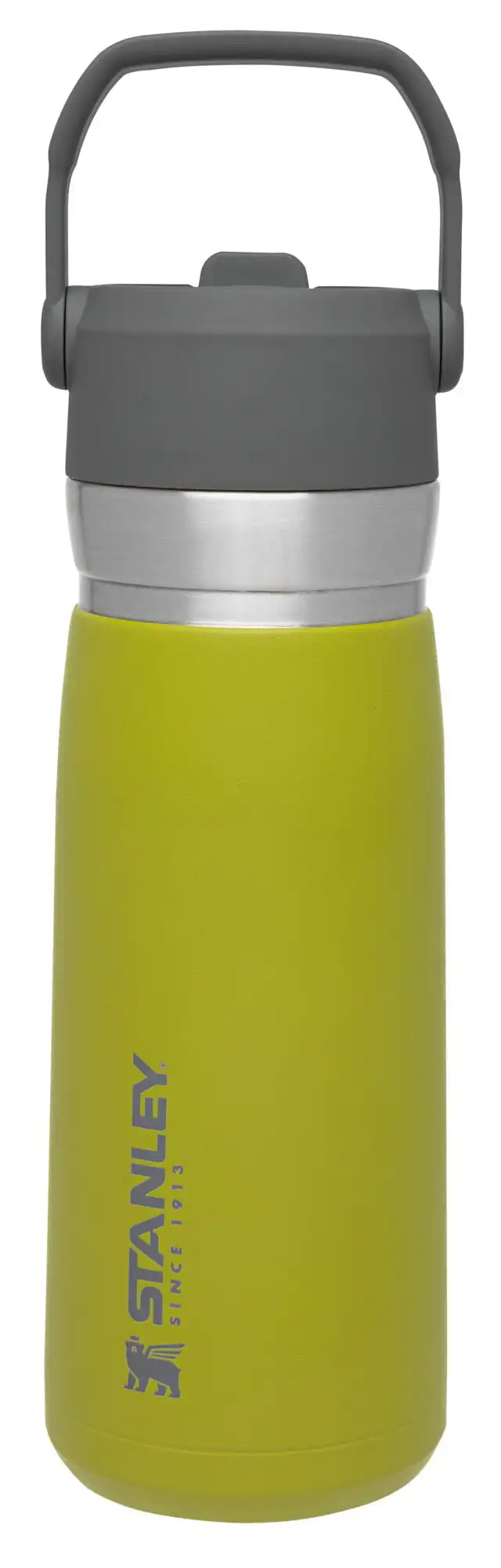 

oz Green and Silver Insulated Stainless Steel Water Bottle with Straw and Flip-Top Lid Tomatodo para agua Protein shaker bottle