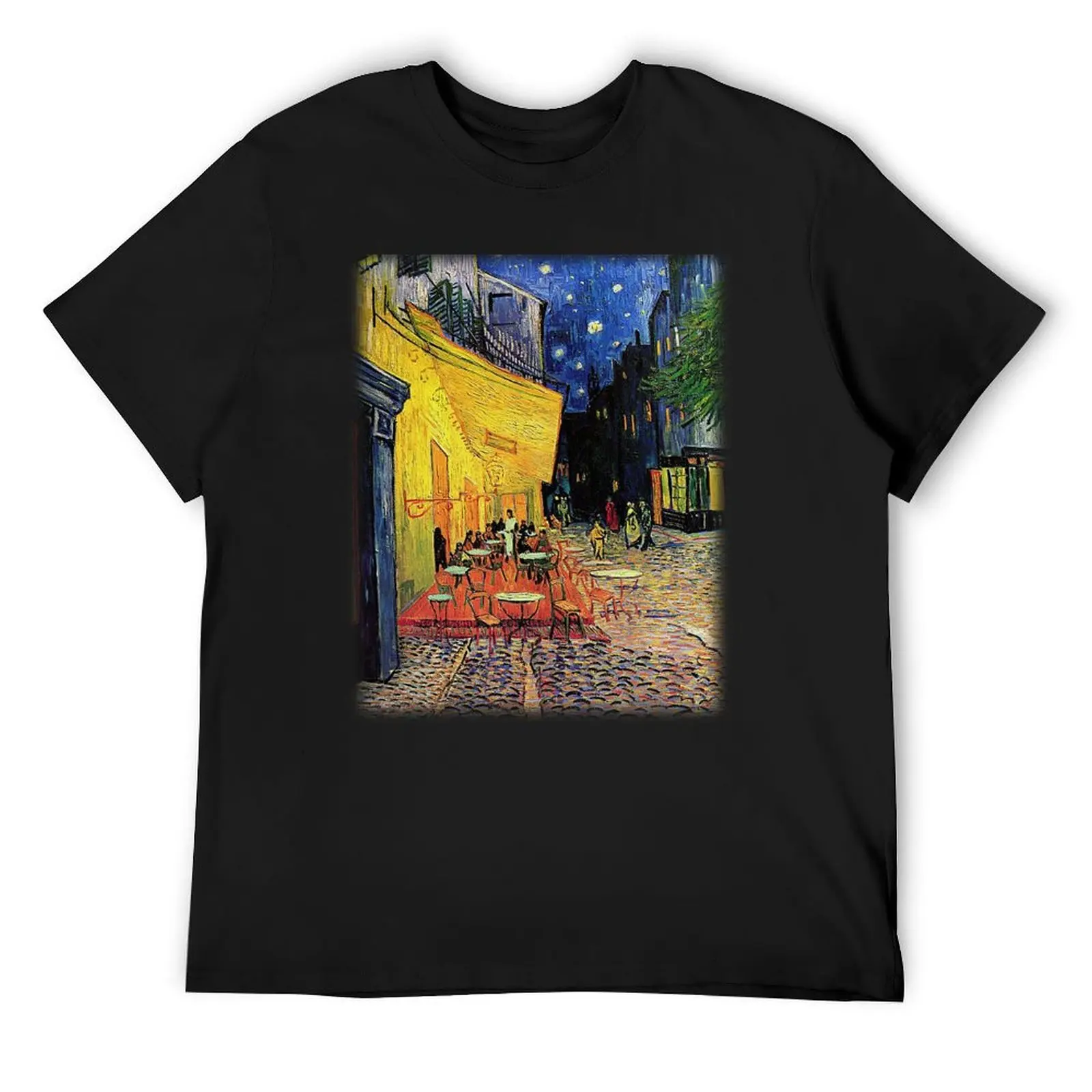 Кафе Терраса на месте du Forum Арле ночь футболка Винсента Ван Гога