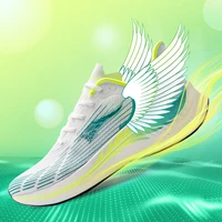 onemix new running shoes for men light marathon sport shoes women sneakers man carbon fibre plate breathable mesh sport shoes