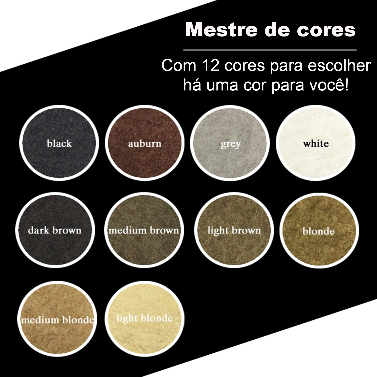 Пудра для волос 100 г с кератином и волокнами