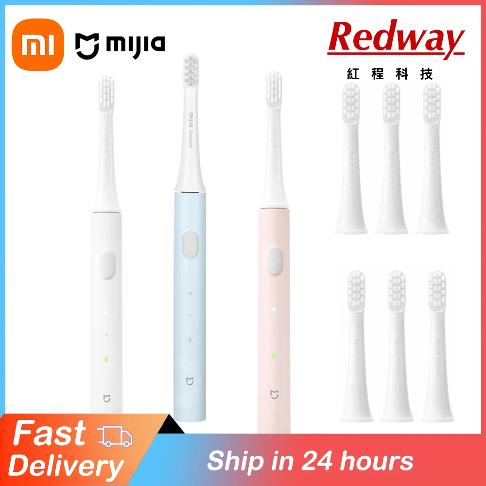 

Xiaomi Mijia T100 Sonic Electric Toothbrush Mi Smart Tooth Brush Colorful USB Rechargeable IPX7 Waterproof For Toothbrushes head