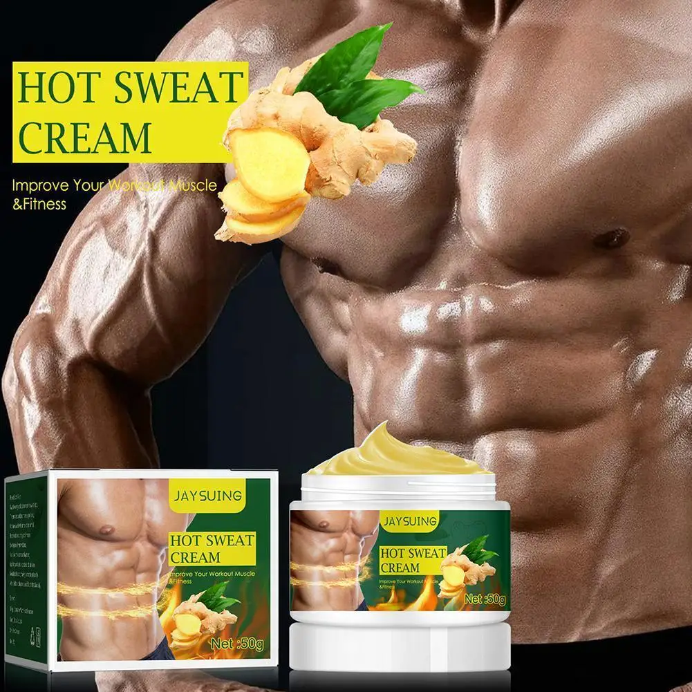 

Abdominal Cream For Men Muscle Strengthening Cream Sport Sweaty Strong Slimming Cream Anti Fat Burning Weight Loss E0p1