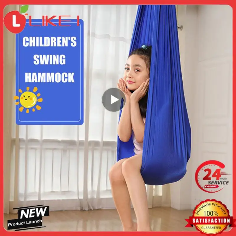 

NWE Yoga Hammock Full Set Kids Home Hanging Swing Hammock Seat Outdoor Nylon Wrap Aerial Yoga