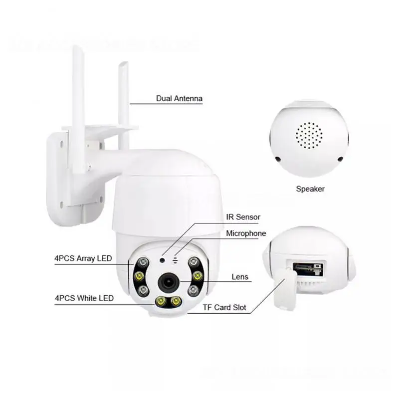 

Камера видеонаблюдения, 2 Мп, Wi-Fi, 1080P