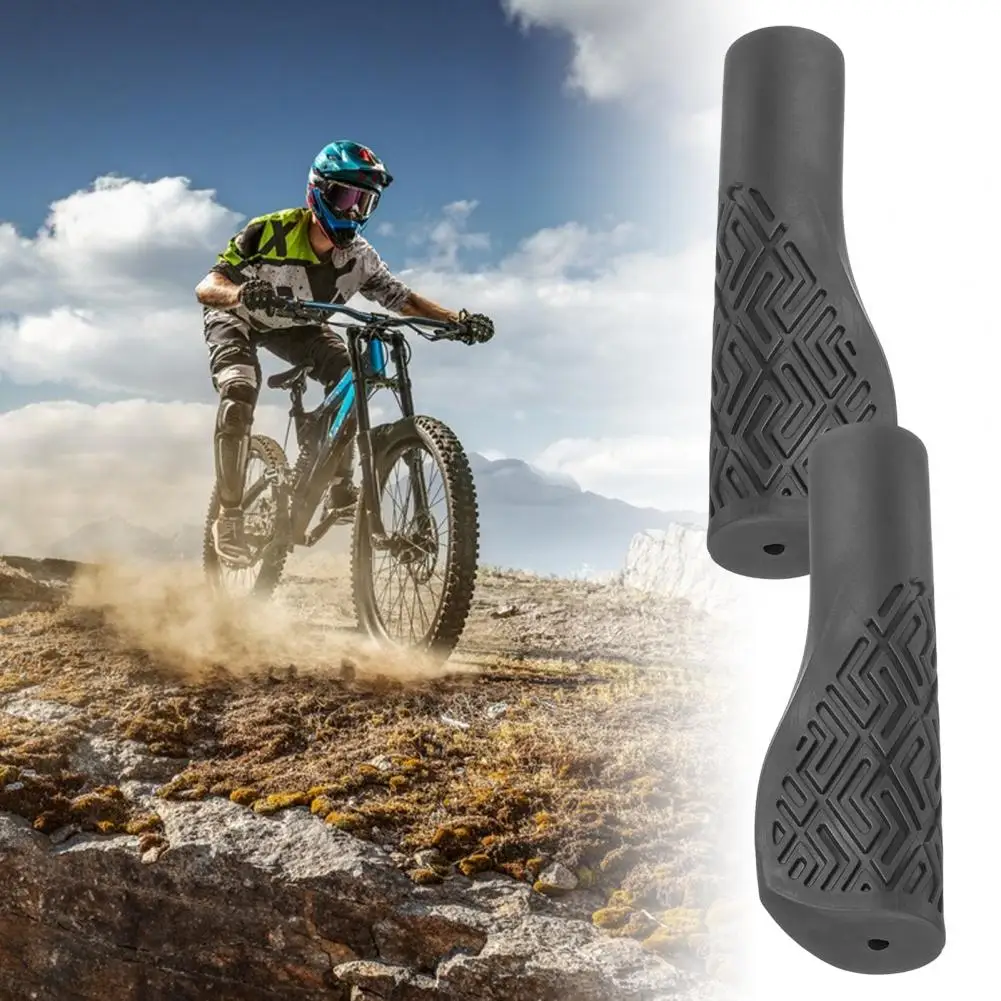 

1 пара практичных велосипедных ручек с хорошей прочностью, эргономичная защита