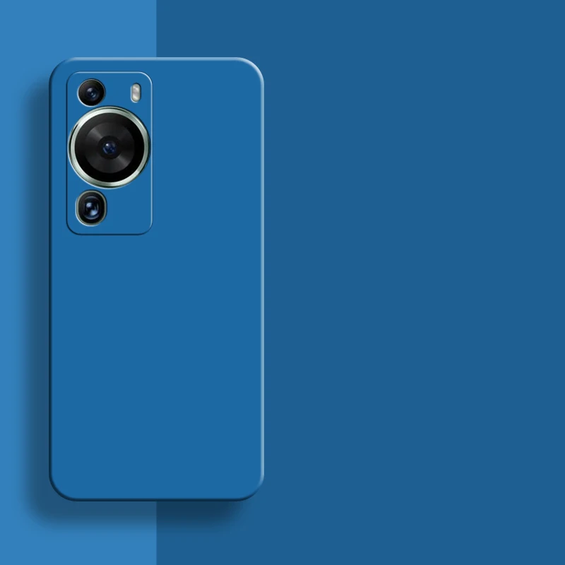 For Huawei P60 Pro Case 6.67 Inch Original Liquid Silicone Rubber Shockproof Bumper Huawei P60 Art P60 Pro Cover For P60 Pro 4G