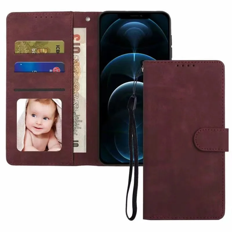 Najtaniej Odwróć Pyłoszczelne Etui Na IPhone 13 Etui Luksusowe Skórzane Etui Na Karty Adsorpcja Na IPhone 13 Pro Mini Max Okładki Fundas Capa