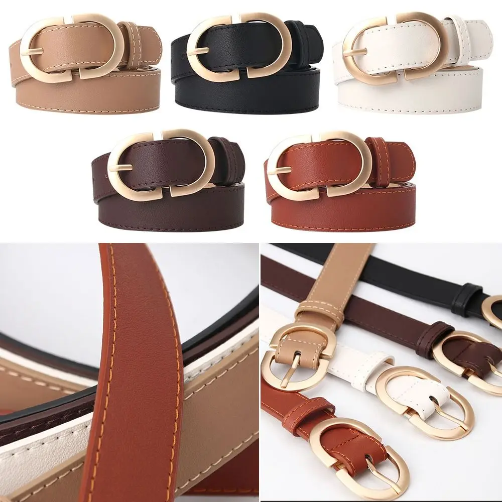 

Fashion Elastic All-match Casual Retro D Waist Belt Ladies Dress Cummerbund Wild Skirt Bands Pin Buckle Waistband