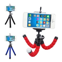 tripod clip stand mobile phone holder stand flexible octopus sponge tripod bracket stand holder mini flexible for camera