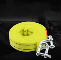 3m heavy duty 3 ton car tow cable towing pull rope strap hooks van road recovery car rescue tool accessories for audi ford bmw