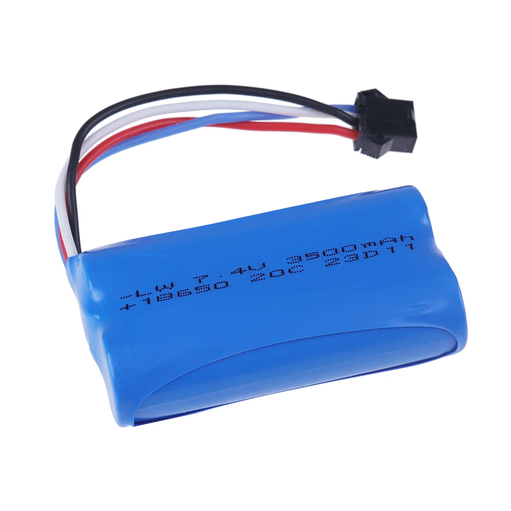 SM-4P Plug 7 4 V 3500mAh 18650 литий-ионная батарея для Udi007 Udi001 UDI002 UDI902 HJ806 960 961 962 RC Racing Boat 2S