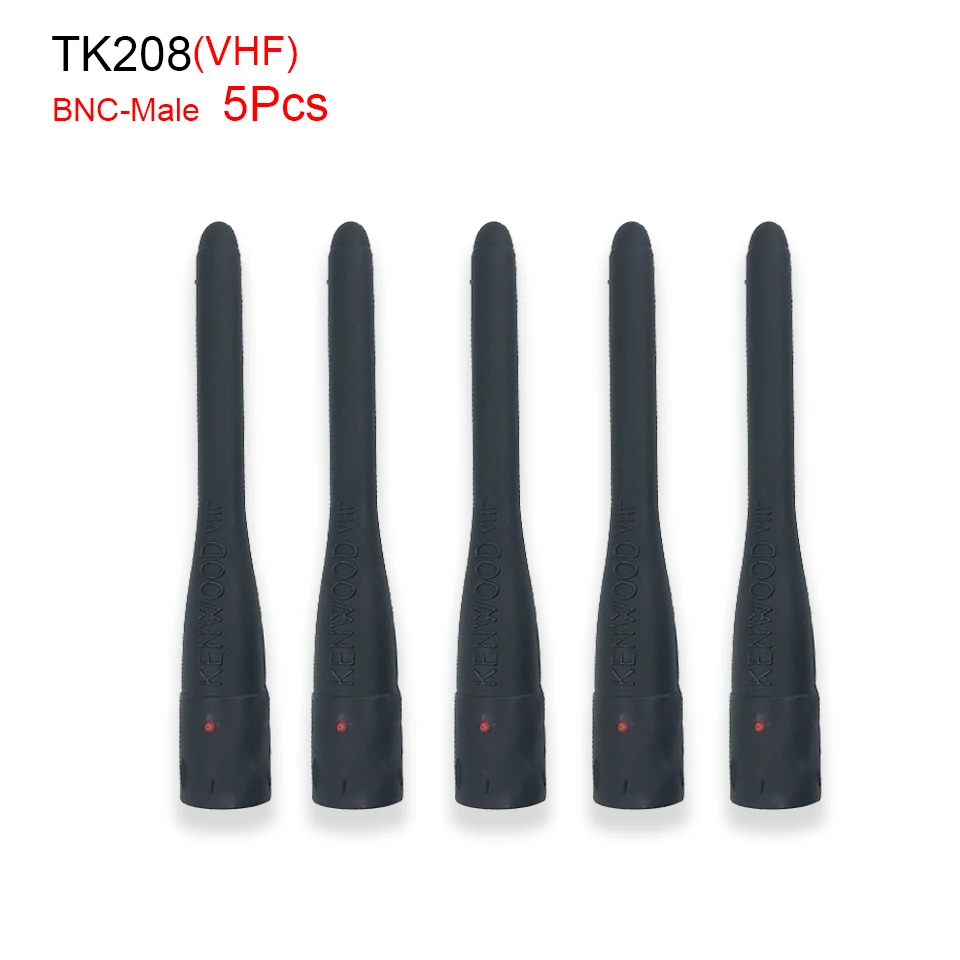 

5Pcs BNC Male Antenna VHF antenna 136 to 174MHz for Kenwood TK208 TK22AT radio