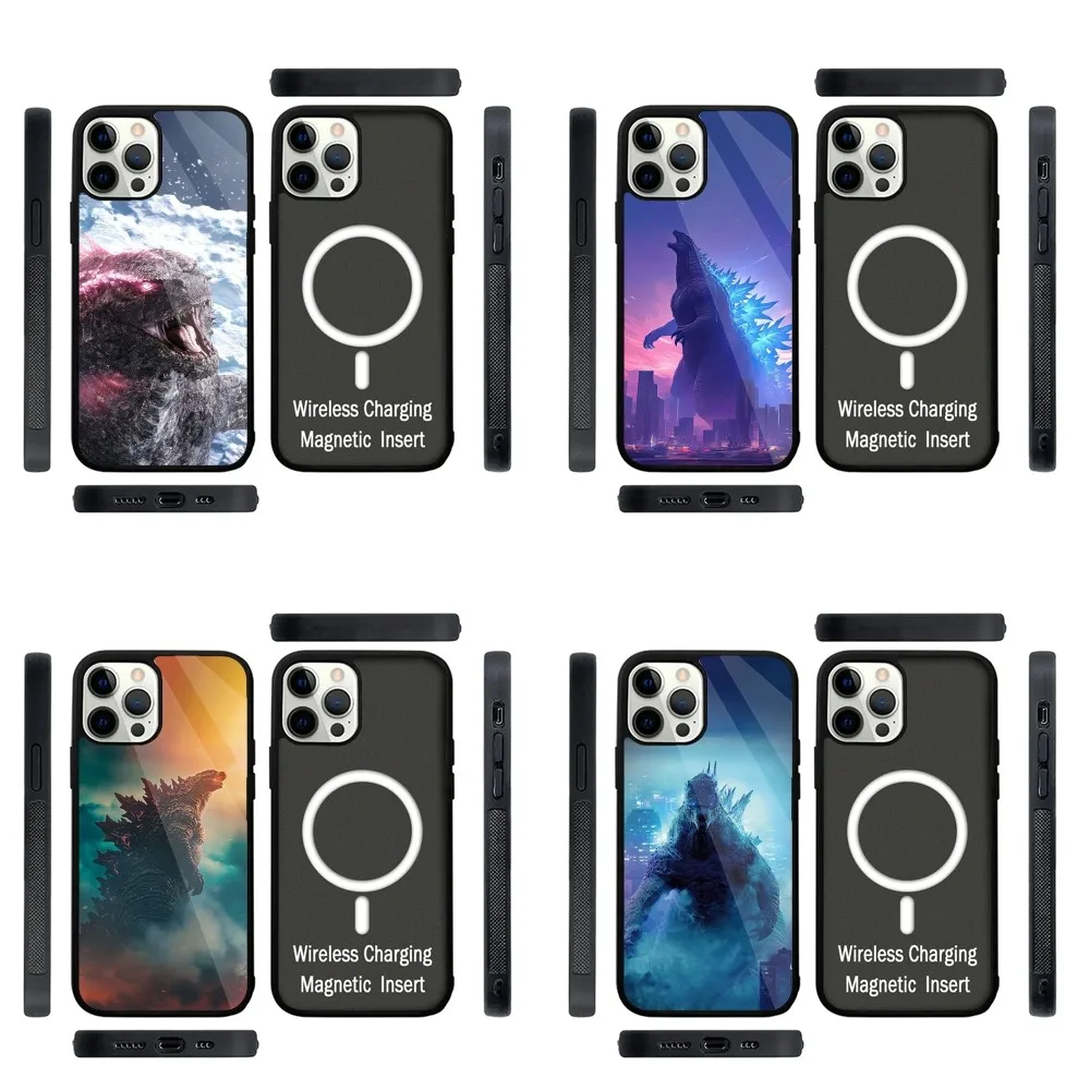 Чехол для телефона Monster G-Godzillas-S Сильный магнитный IPhone 16 15 14 13 Pro Max Plus 11 12 Mini - Цена: 459