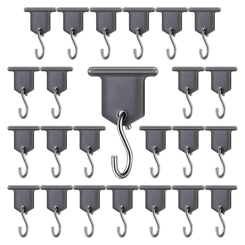 

24PCS Camping Awning Hooks RV Awning Hangers Hooks RV Party Light Hangers for RV Caravan Camper