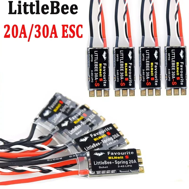 Фото FVT LITTLEBEE Little Bee BLHeli-s SPRING 20A/30A Бесщеточный ESC 2-6S Поддержка Mulitshot DSHOT Oneshot42 OneShot125 Мультикоптер №2