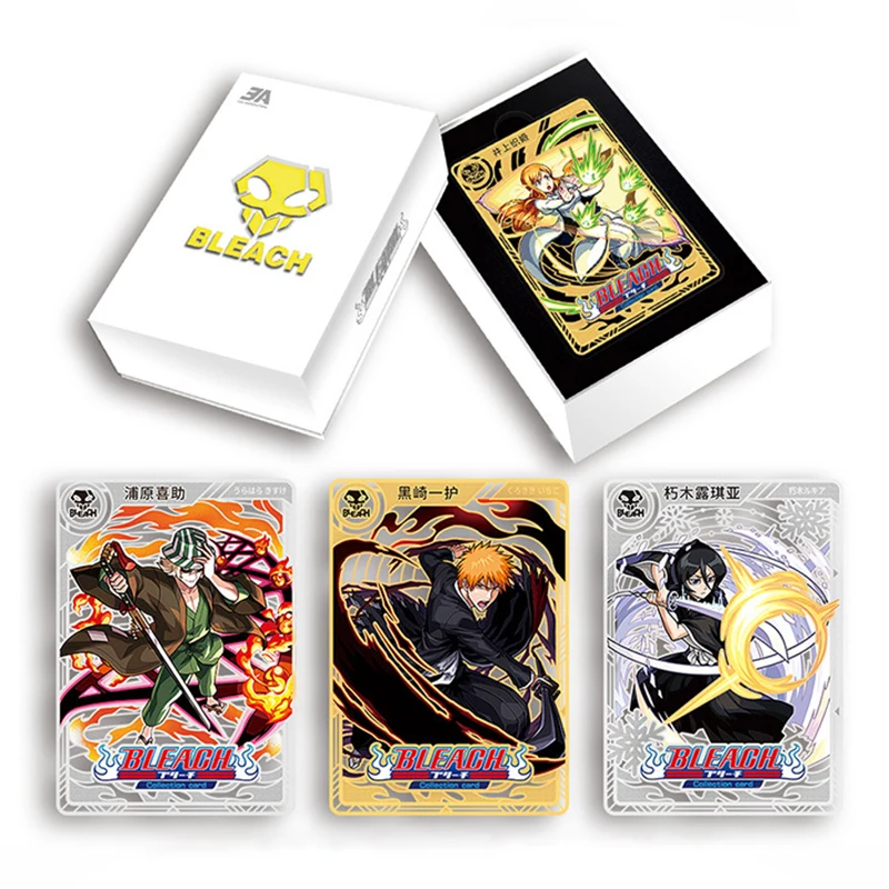 BLEACH Card 20th Anniversary Collection Limited Commemorative Collection Card Oversized Metal Hollow Gold and Silver Card
