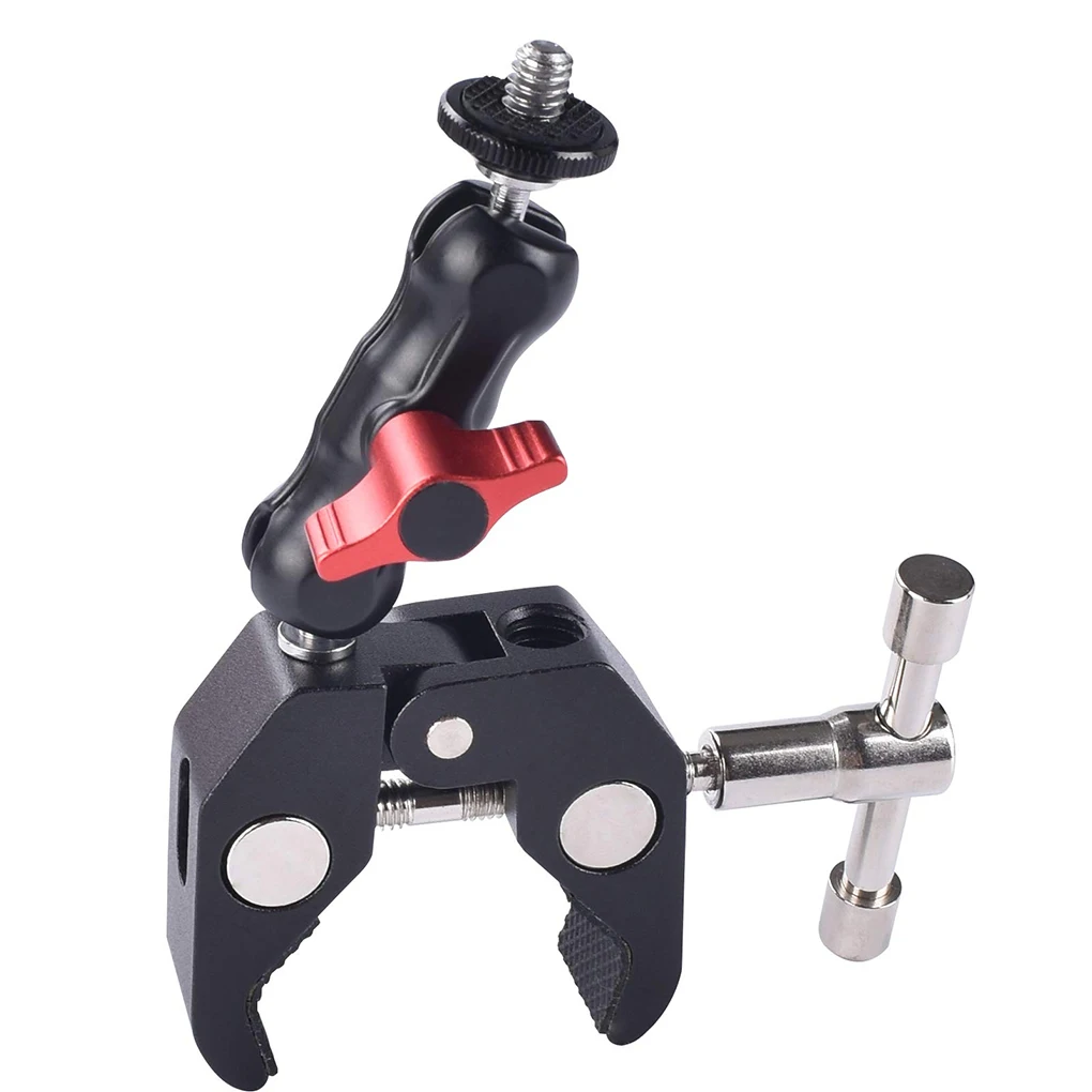 

Universal Professional Camera 360-degree Rotation Ball Head Clamp Ballhead Bracket Holder Photography Photo Shooting Accessory