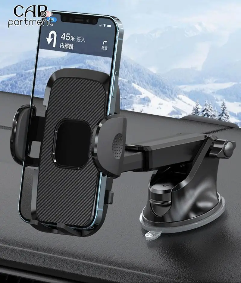 

Universal Car Phone Navigation Bracket 2 In 1 Multifunctional Car Mobile Phone Holder Suction Cup Dashboard Car Phone Bracket