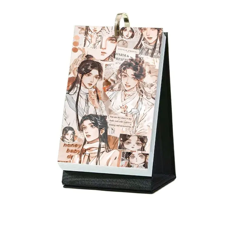 

2023 Anime Heaven Official's Blessing Weekly Calendar Tian Guan Ci Fu Cartoon Character Desk Calendars Daily Schedule Planner