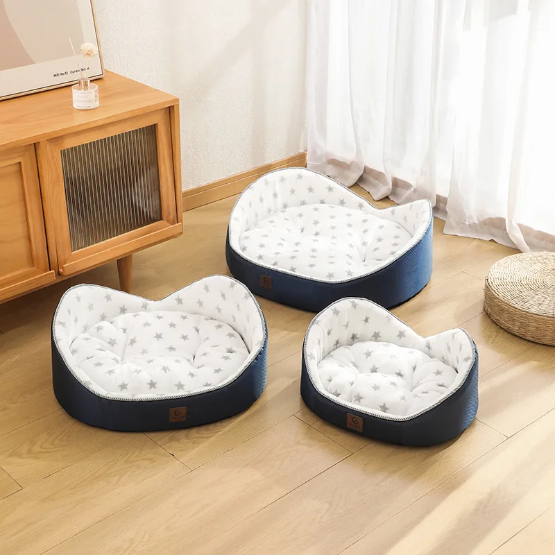 

Winter Warm Dog Bed Mat Puppy Pet House Plush Kennel Cat Bed for Small Medium Dogs Sofa Bed Cushion Dog Accessories Pet Supplies