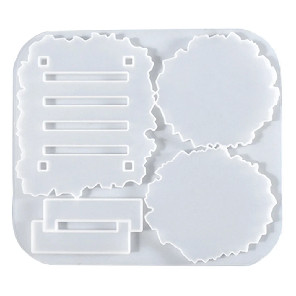 

Coaster Storage Mold Rack Casting Silicone Die Funny DIY Craft Tool Jewlery Tray Mat Manual Water Pad Making