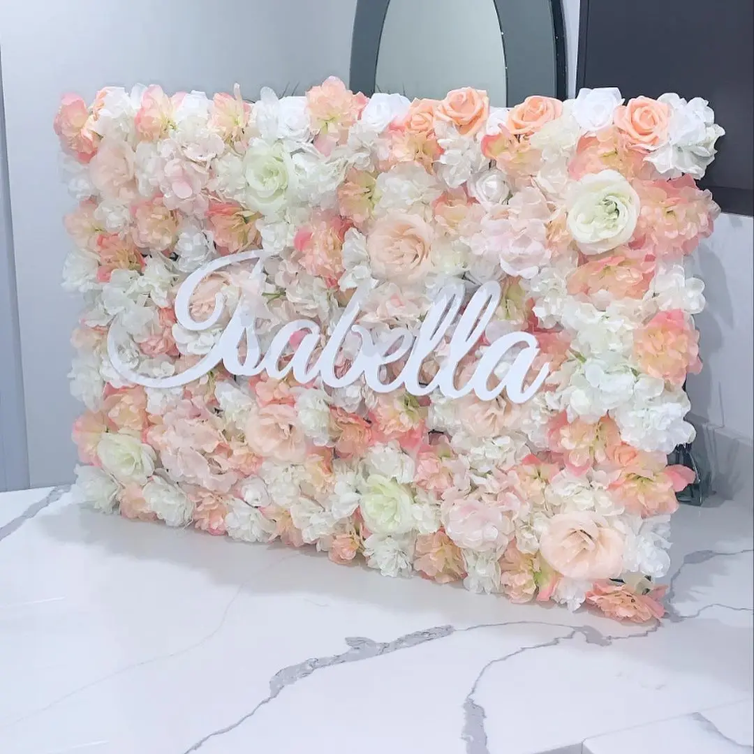 

Silk Rose Flower Home Decor Champagne Artificial Flower for Wedding Decoration Flower Wall Romantic Backdrop Decor Customized