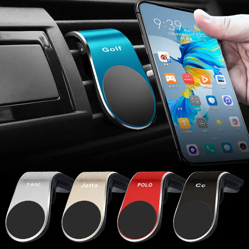 

Magnetic L-Type Car Phone Holder Phone Stand for Volkswagen Polo Passat B5 B6 B7 vw T4 T5 Golf 4 5 6 Tiguan Jetta Car accessory