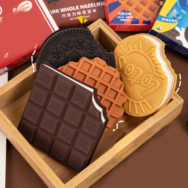 Блокнот со вкусом шоколада 140 страниц карманный дневник с высокой эстетической