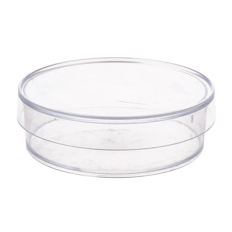 

30 Pcs. 35Mm X 10Mm Sterile Plastic Petri Dishes With Lid For LB Plate Yeast (Transparent Color)