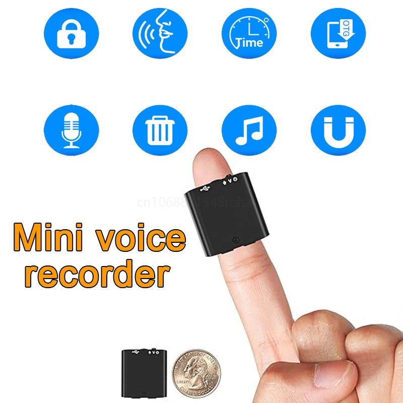 

Цифровой мини-диктофон Магнитный дизайн MP3-плеер портативный профессиональный Интеллектуальный шумоподавление секретное устройство записи