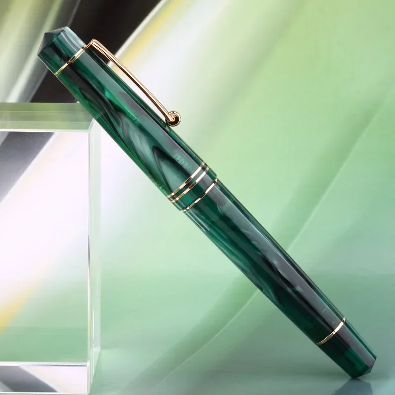 Фото Ручка MAJOHN Craftsman M800 немецкая двухцветная позолоченная, ручка для письма, практики каллиграфии, подарок для взрослых и студентов №3