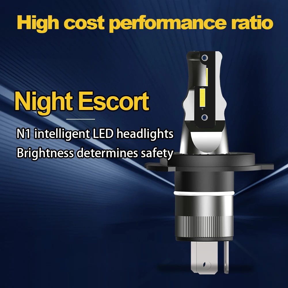 Светодиодная фара для мотоцикла YAMAHA YZF750R 1995 1996 1997 1998 H4 Plug-and-Play 6000K 120 Вт