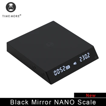 TIMEMORE Store Gương Đen Nano Cà Phê Cân Nhà Bếp Mới Có Cân Nặng Từ Bảng Điều Khiển Với Thời Gian USB Mini Quy Mô Kỹ Thuật Số Cho thảm