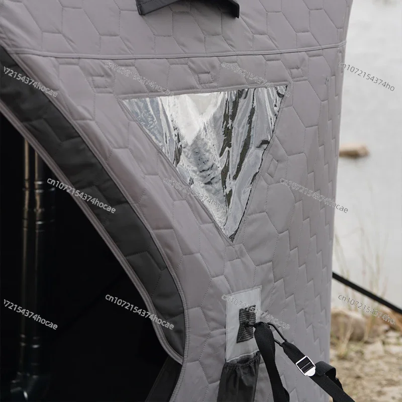 Новая полностью теплая большая 5-сторонняя зимняя палатка для зимней рыбалки