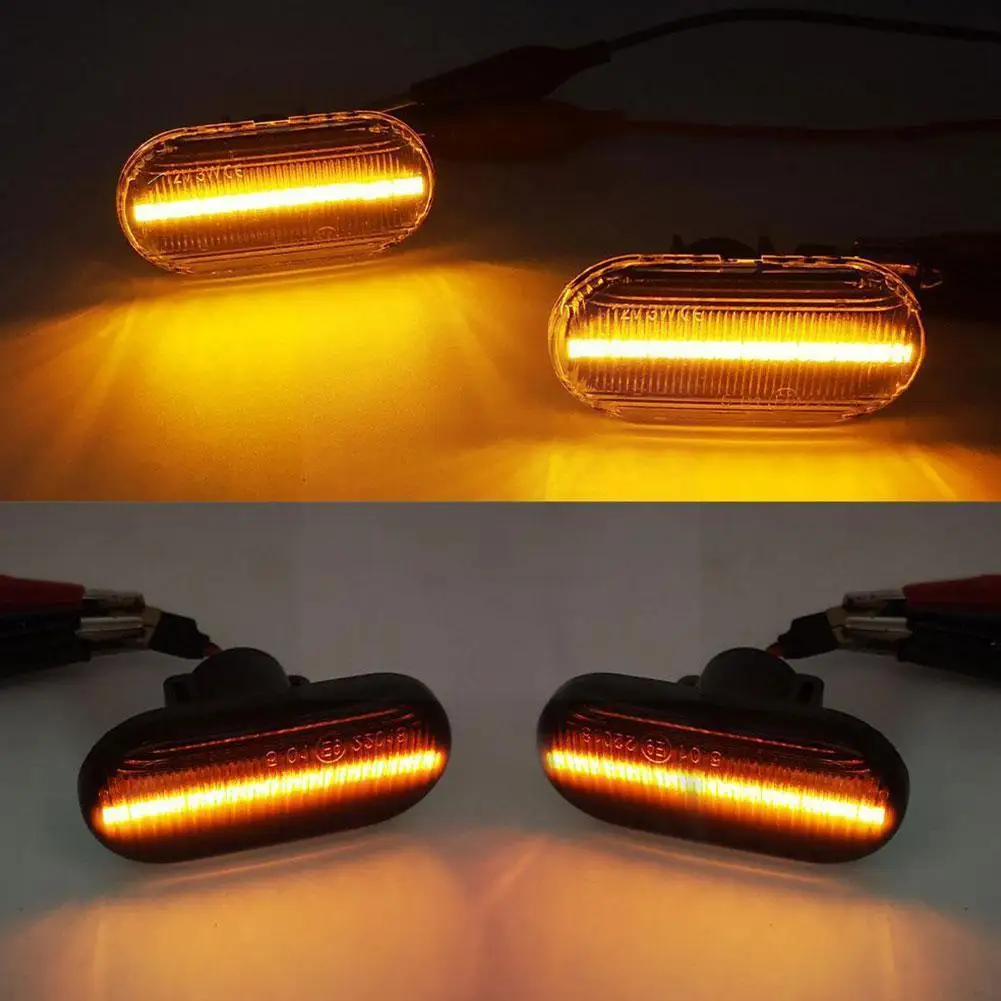 

for VOLKSWAGEN VW Golf Golf3 / 4 / Bora Bora / Passat Passat / Lupo / / Charon LED Dynamic Turn Signal Light 2 Pcs H0U5
