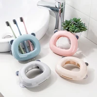 toothbrush shelf toilet bathroom suction wall hanging comb toothpaste storage toothbrush holder bathroom accessories household