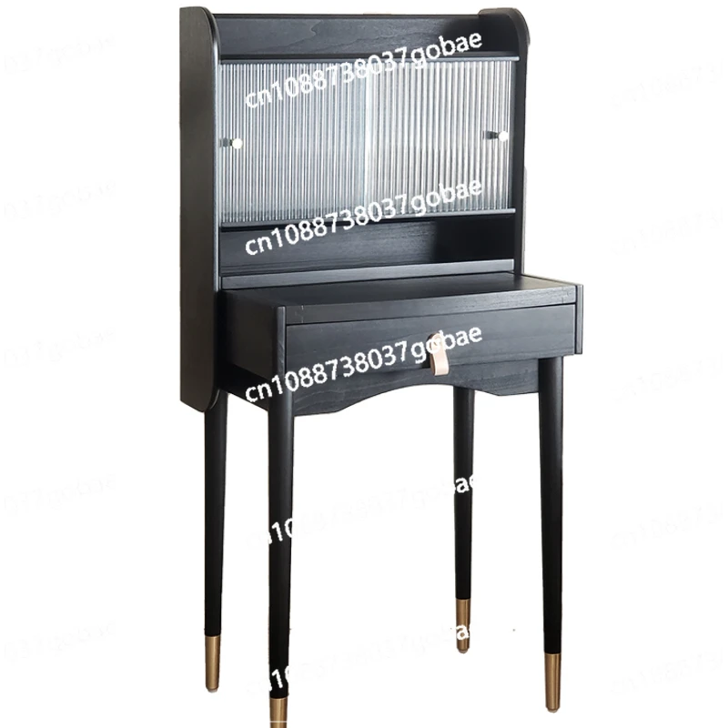 YY Nordic Черный Туалетный столик Шкаф для хранения Встроенная спальня Современный