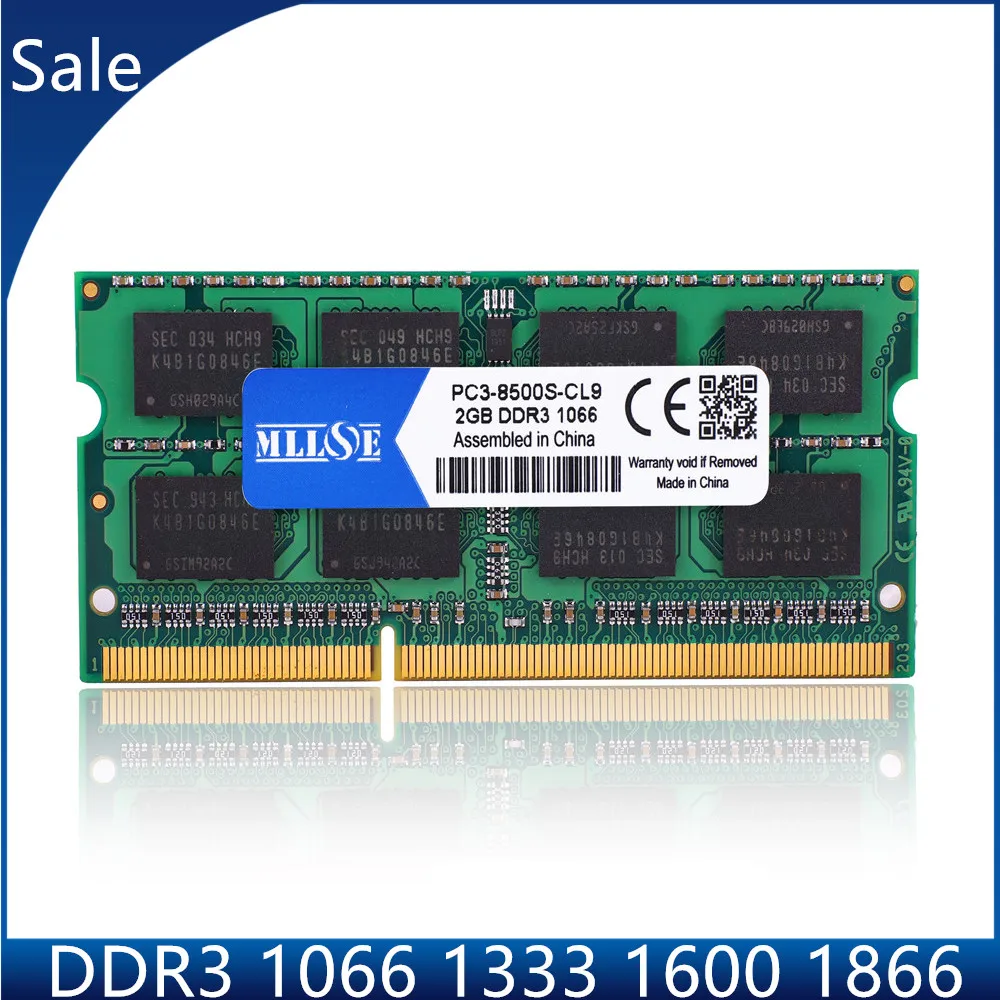 Распродажа ОЗУ DDR3 DDR3L 2 ГБ 4 8 1066 1333 1600 1866 МГц SODIMM ПАМЯТЬ sdram для ноутбука |