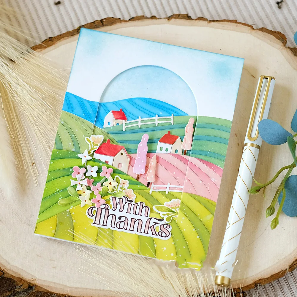 Металлические пресс-формы для скрапбукинга Farm Frame