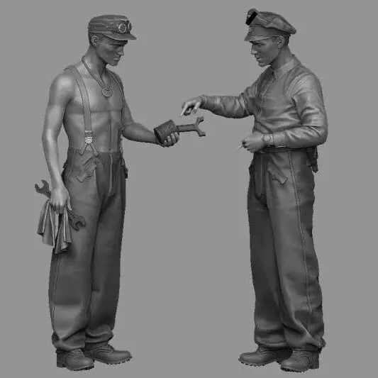 

1/35 Resin Model Figure GK， Unassembled and unpainted kit