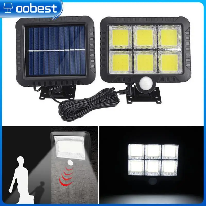 

120 светодиодный питание от солнечной энергии, функция ночного освещения, датчик движения PIR, раздельная наружная стена для сада, светильник, ...