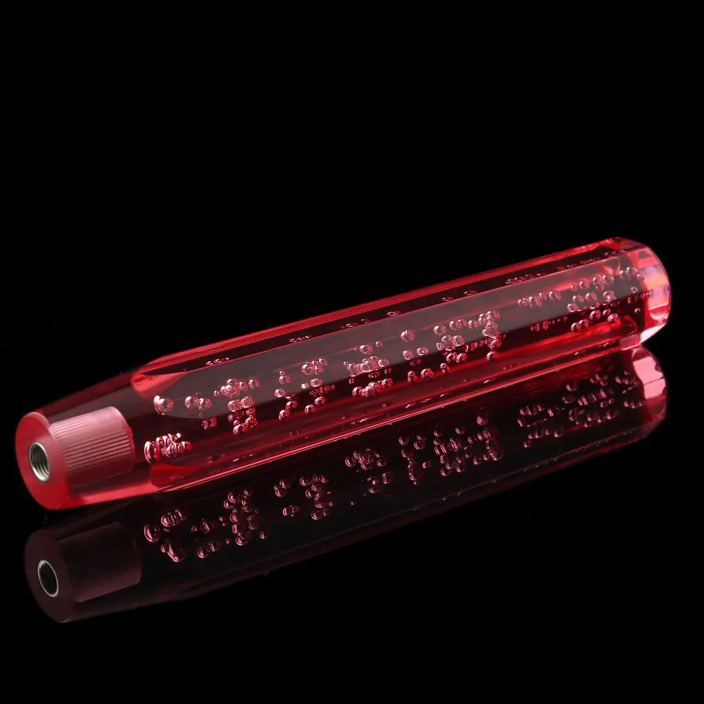 

Новая универсальная ручка переключения передач с прозрачными пузырями, автомобильная головка переключения передач без светодиодный, бела...