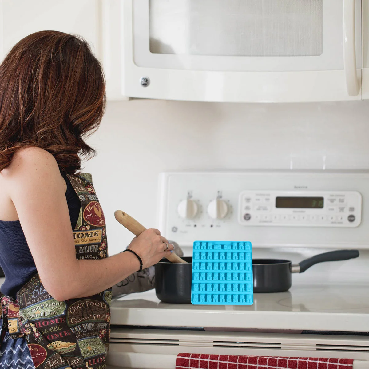 53 полости мини-лотки для кубиков льда форма жевательной резинки с медведем