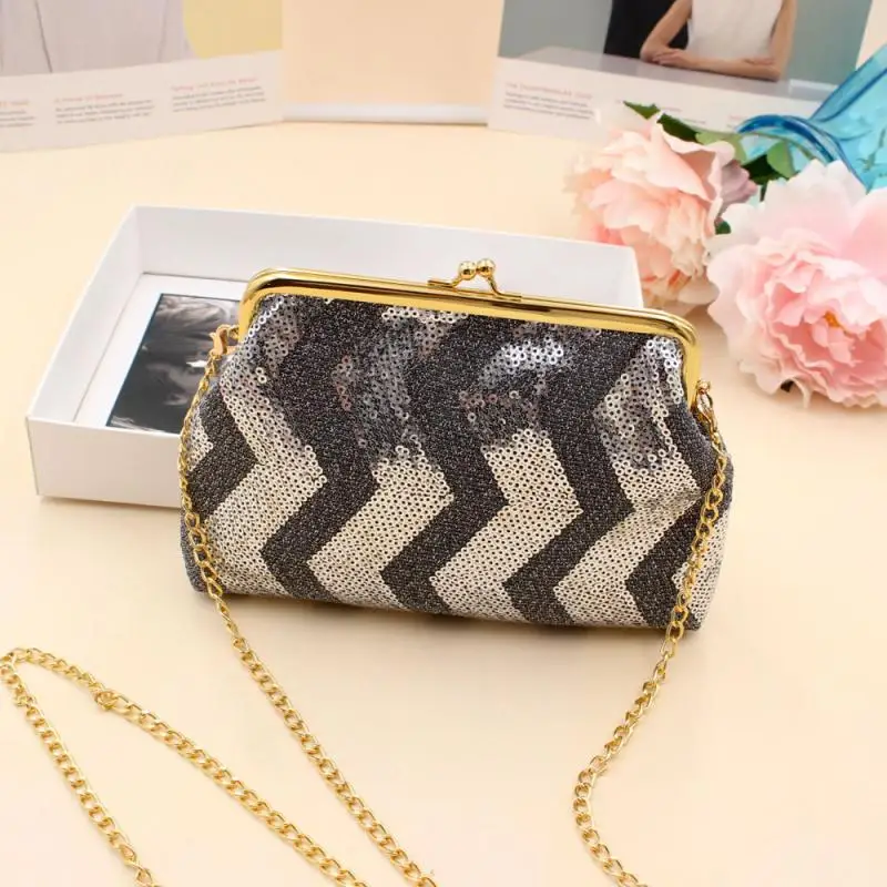 

Kawaii Women Bag Glitter Clutch Purse Evening Party Wedding Banquet Handbag Shoulder Bag