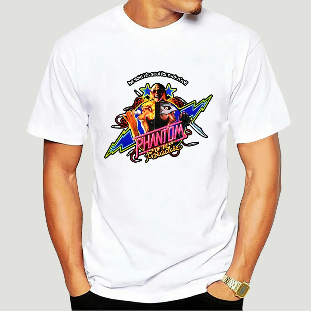 

Men's Fashion Casual Short-sleeved T-shirt PHANTOM OF THE PARADISE OST Movie Poster T-Shirt Mens Funny Tshirts 6314X