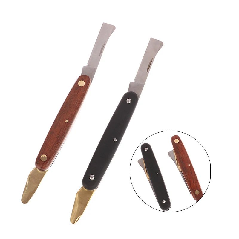 

Grafting Tools Foldable Grafting Pruning Knife Professional Garden Grafting Cutter Stainless Steel Wooden Handle Grafting Knife