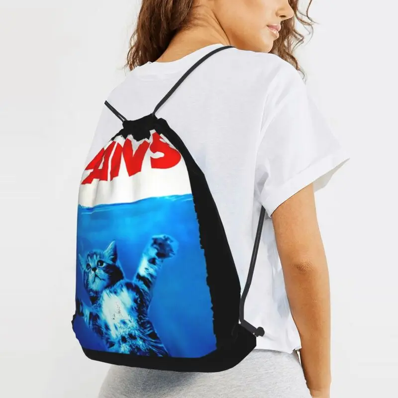 Женский рюкзак на шнурке Paw 2 легкий для обуви с принтом спортивная сумка - купить